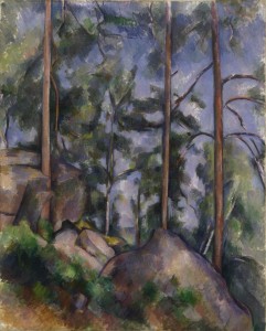 Paul Cezanne. Pine and Rocks. 1897.