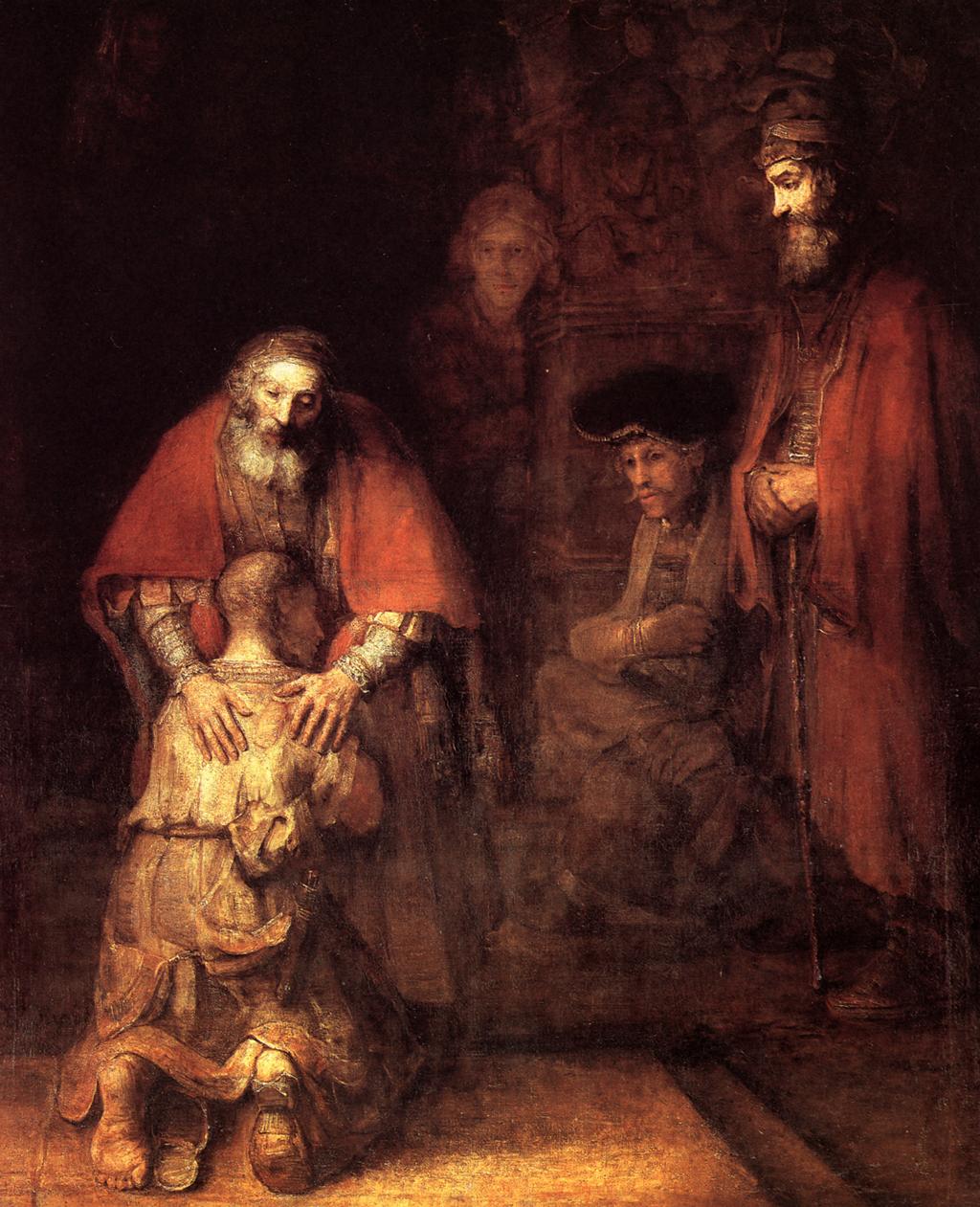 Rembrandt van Rijn. The return of the prodigal son. 1669.