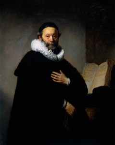 Rembrandt van Rijn. Portrait of Johannes Wtenbogaert. 1633.