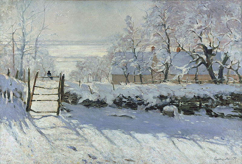 Clade Monet. The Magpie. 1868-1869.