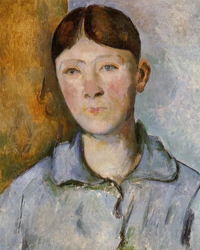 Paul Cezanne. Portrait of Madame Cezanne. 1890