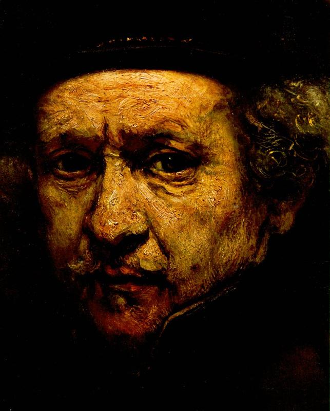 Rembrandt. Self-portrait. 1659.