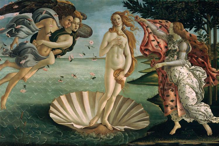 Sandro Botticelli. The Birth of Venus. 1485.