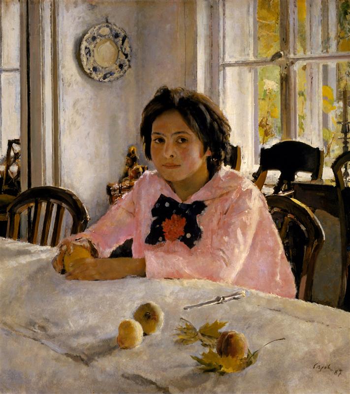 Valentin Serov. Girl with peaches. 1887