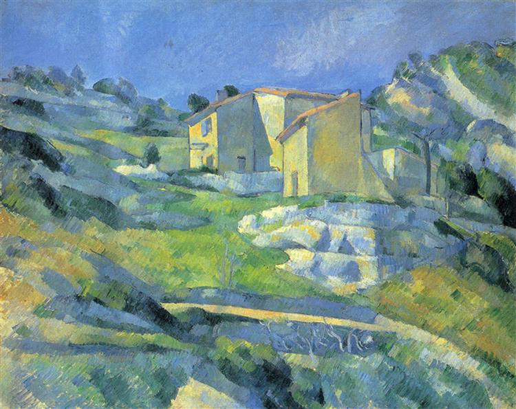 Paul Cezanne. Houses at the L'Estaque. 1880.