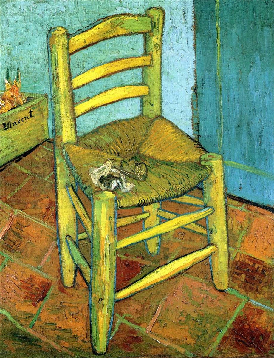 Vincent Van Gogh. Van Gogh's Chair. 1889.