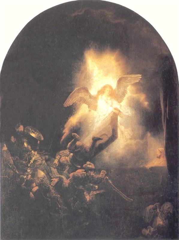 Rembrandt. The resurrection of Christ. 1639.