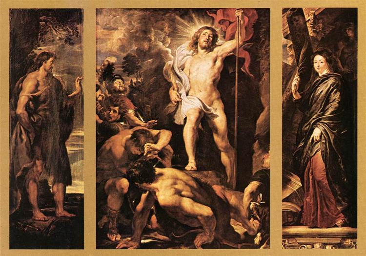 Peter Paul Rubens. The resurrection of Christ. 1611-1612