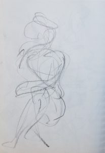 Gesture drawing from Edouard Monet's Argenteuil 