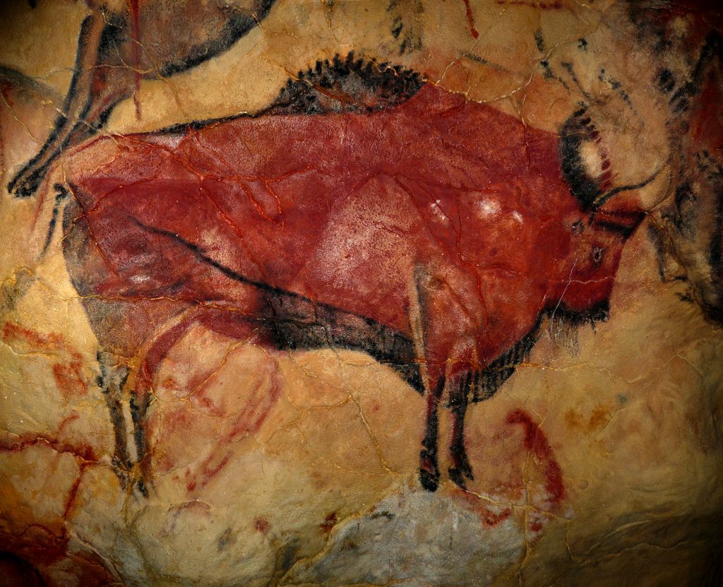 Bison of Altamira cave. Ca. 35000 B.P.