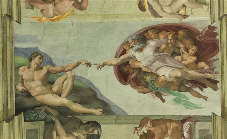 Michelangelo. Creation of Adam. 1510.