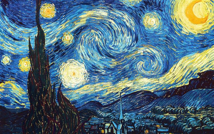 Vincent Van Gogh. The Starry Night. 1889.