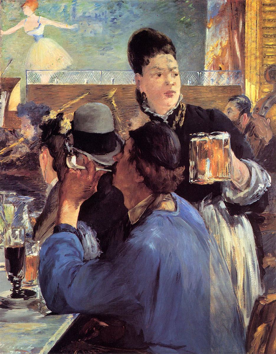 Edouard Manet. Corner of a Cafe Concert. 1880