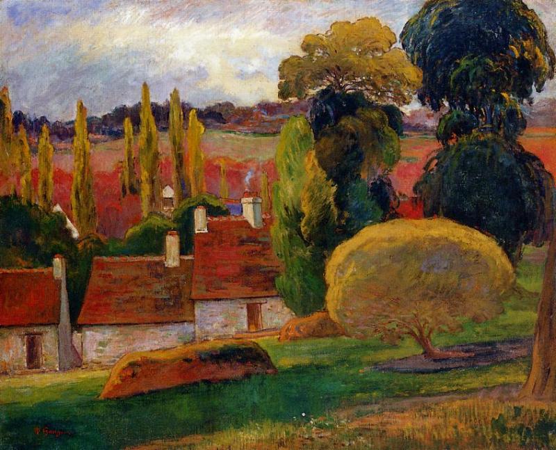 Paul Gauguin. Farm in Brittany. 1894