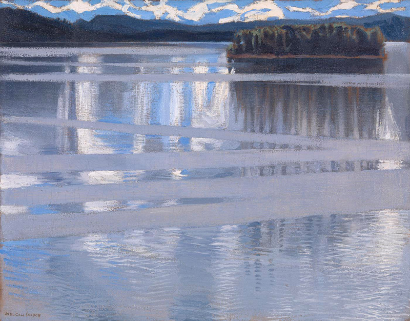 Akseli Gallen-Kallela. Lake Keitele. 1905. Oil on canvas, 53 x 66 cm.