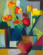 Flowers "after Piet Mondrian"