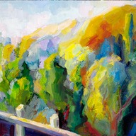 Sunny mountaintops
