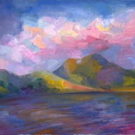 Tomales Bay -- sunset effects