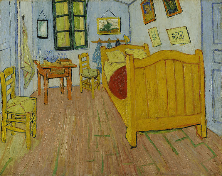 Vincent van Gogh. Vincent's Bedroom in Arles. 1988.