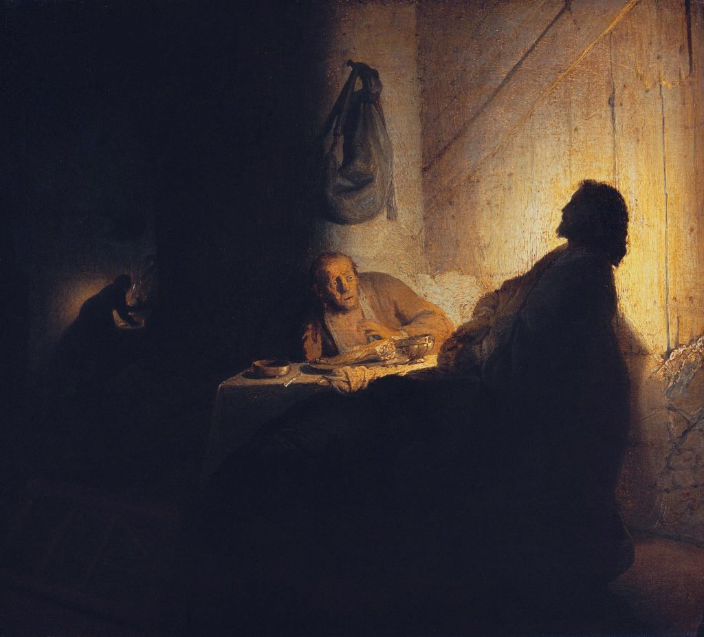 On Rembrandt’s “The Supper at Emmaus”